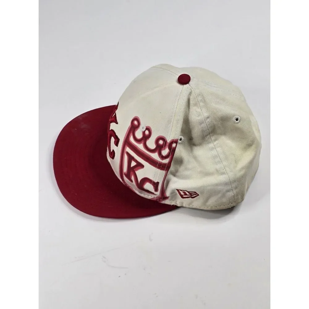 Kansas City Royals Hat Cap Size 7 3/8 Fitted New Era Embroidered Genuine Merchan